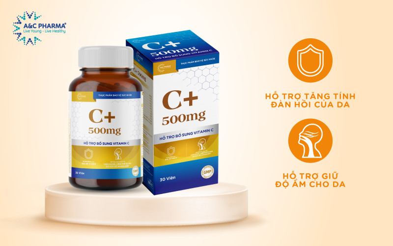Viên uống tăng cường đề kháng vitamin C 500mg