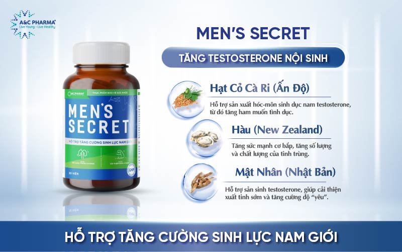 Thực phẩm tăng cường sinh lý nam Men's Secret