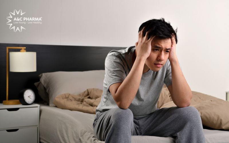 Nguyên nhân mất ngủ - Căng thẳng, lo âu