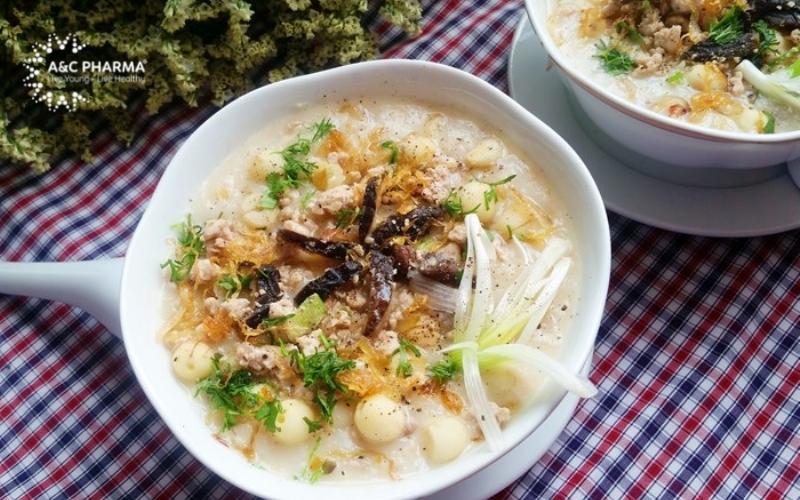 Cháo hạt sen là món ăn thơm ngon chữa mất ngủ hiệu quả