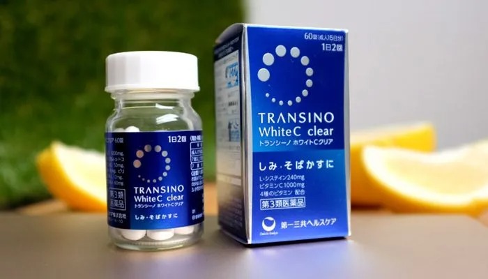 Viên uống trắng da của Nhật Transino