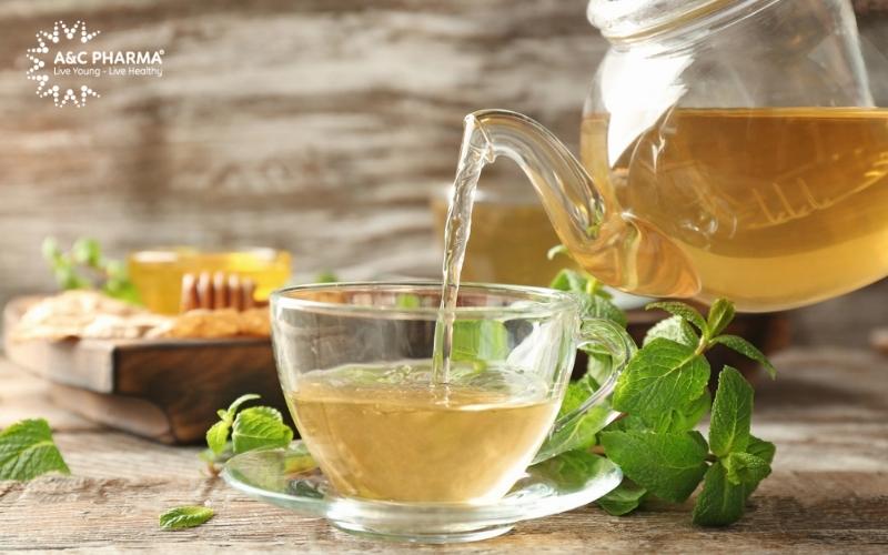 Mất ngủ uống gì dễ ngủ - Trà tía tô đất